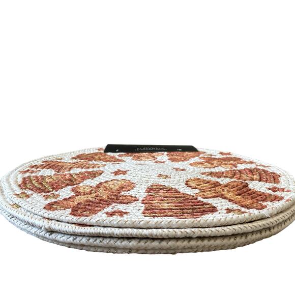 Rachel Zoe Christmas GINGERBREAD Placemat 15in Set of 4 Holiday Home Decor New - Picture 3 of 10